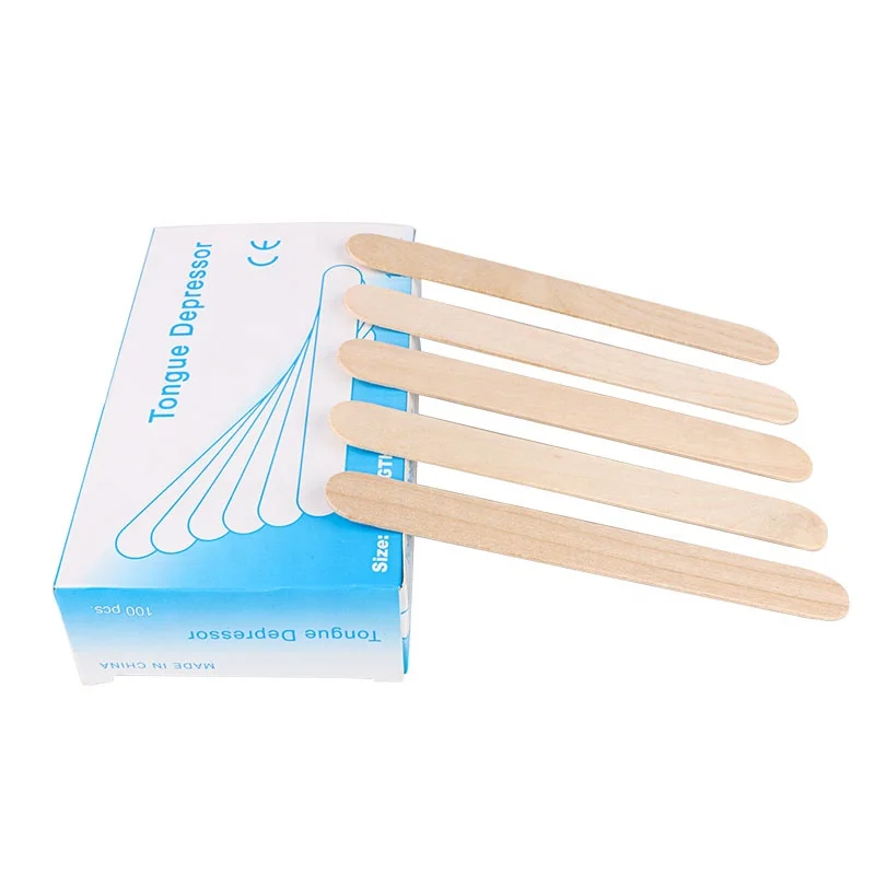 Wooden Waxing Spatulas 6 Inch (100pcs)